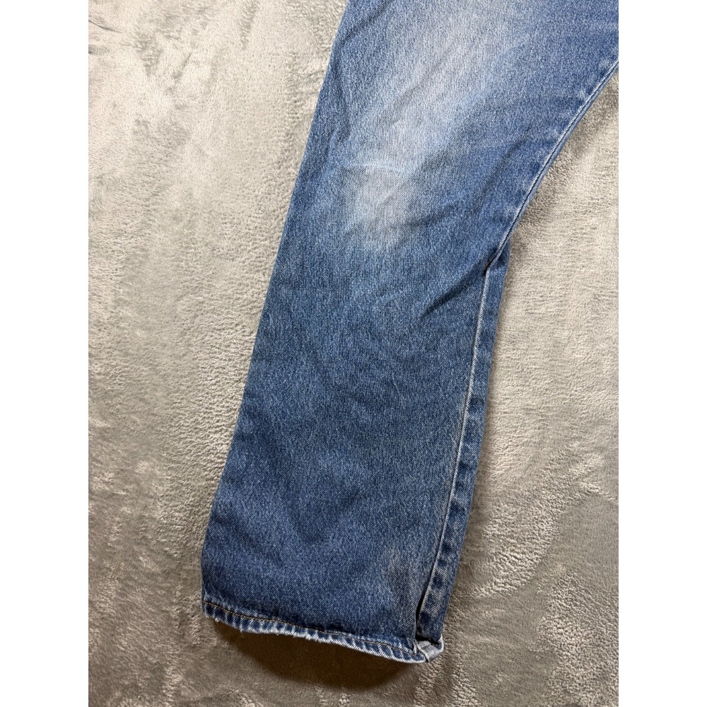 Vtg Levi's 517 USA Boot Cut Jeans 38x29 Distressed Fade - Picture 3 of 16